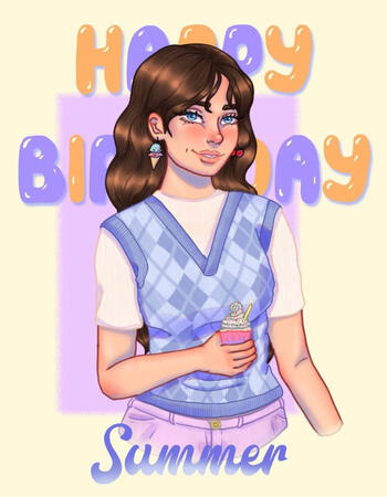 a birthday gift for my friend Summer